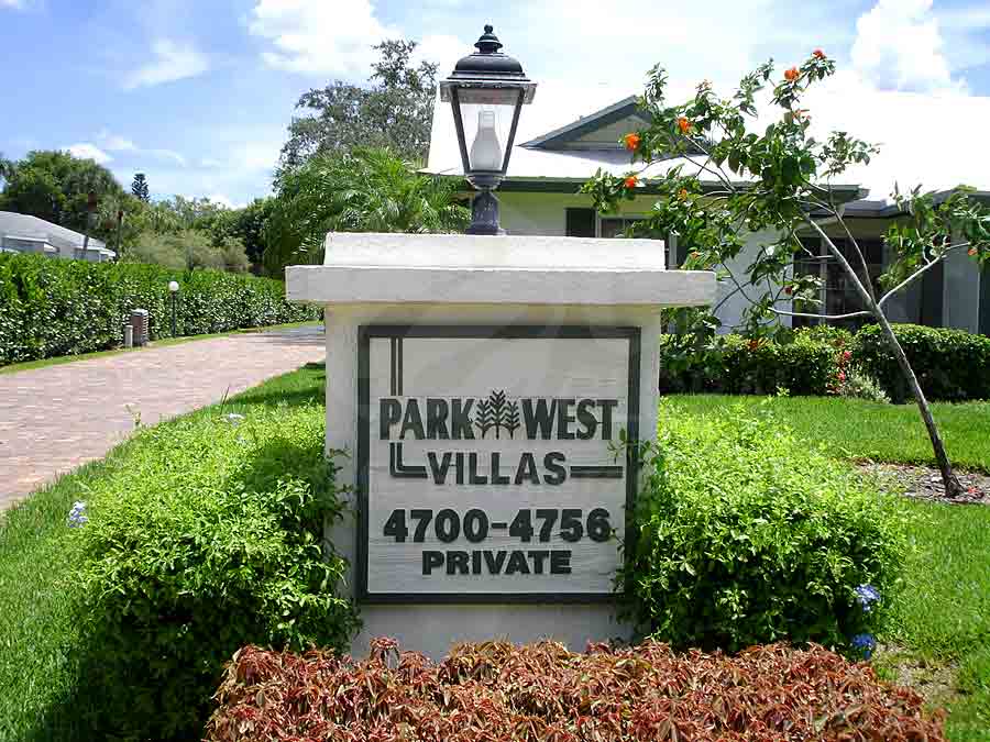 Park West Villas Signage